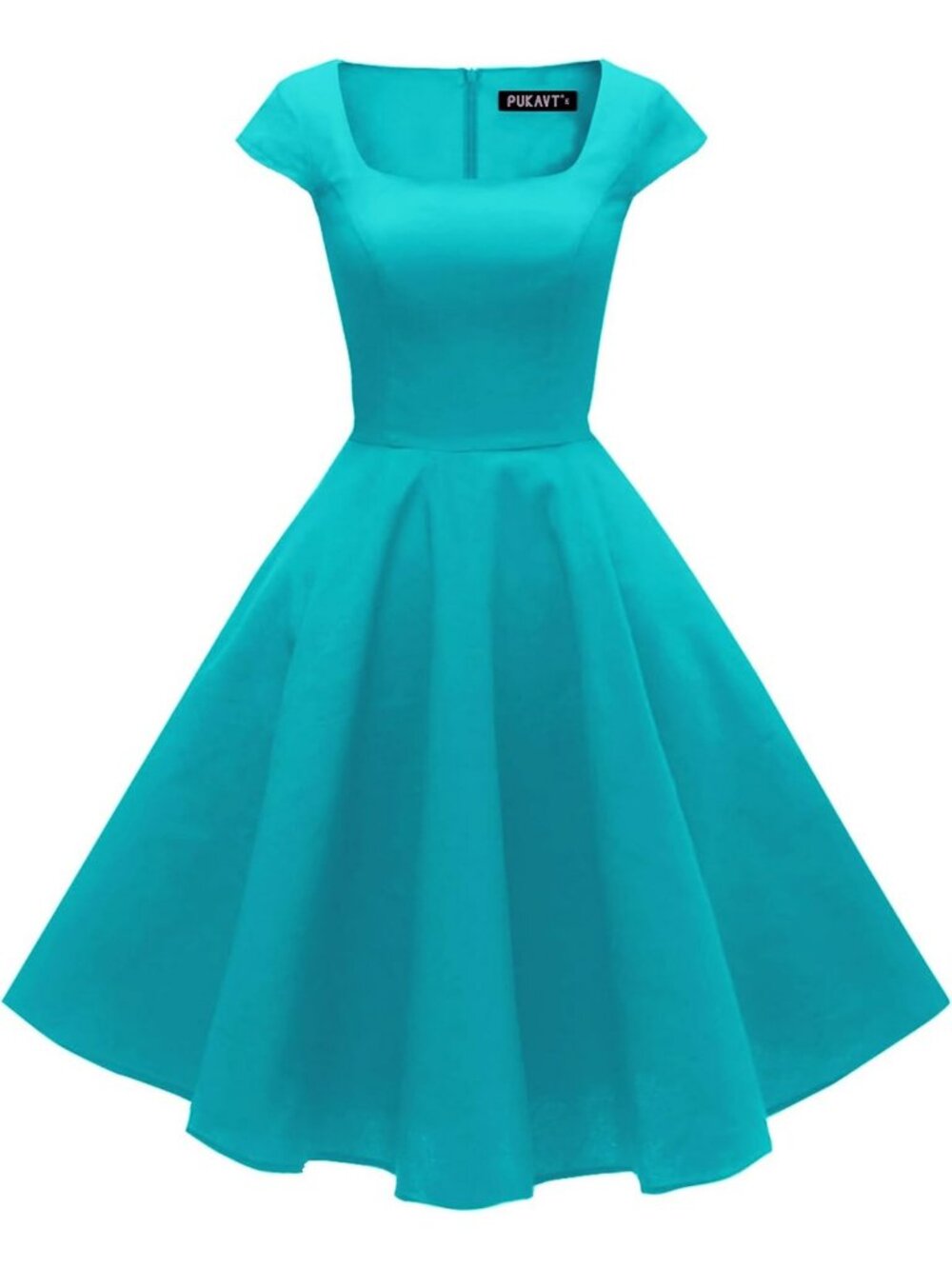 Vintage 1950s Retro Women's Cocktail Swing Dress - Perfect for Parties & Events